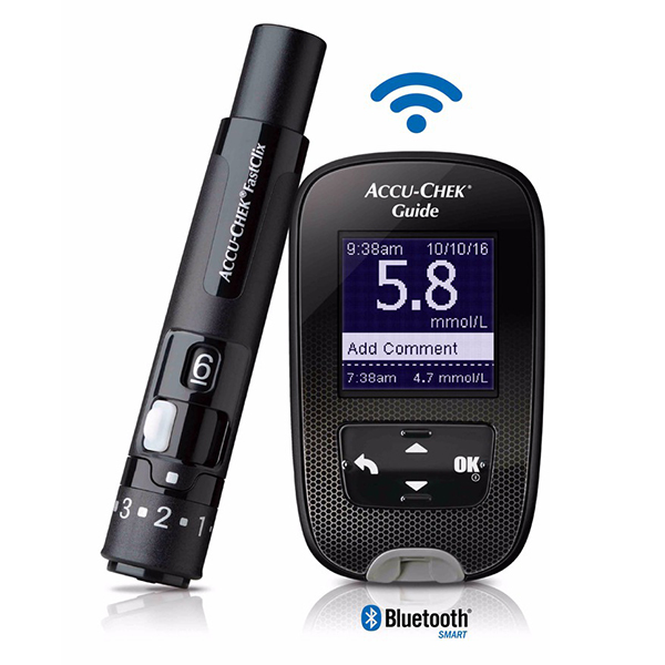 Máy đo đường huyết Accu Chek Guide chưa có que thử