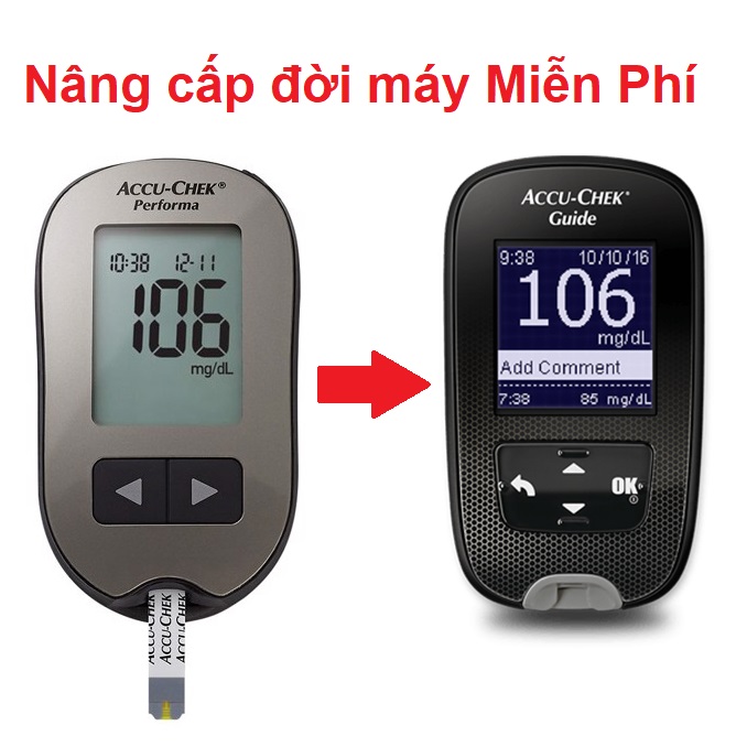 Máy đo đường huyết Accu Chek Guide nâng cấp