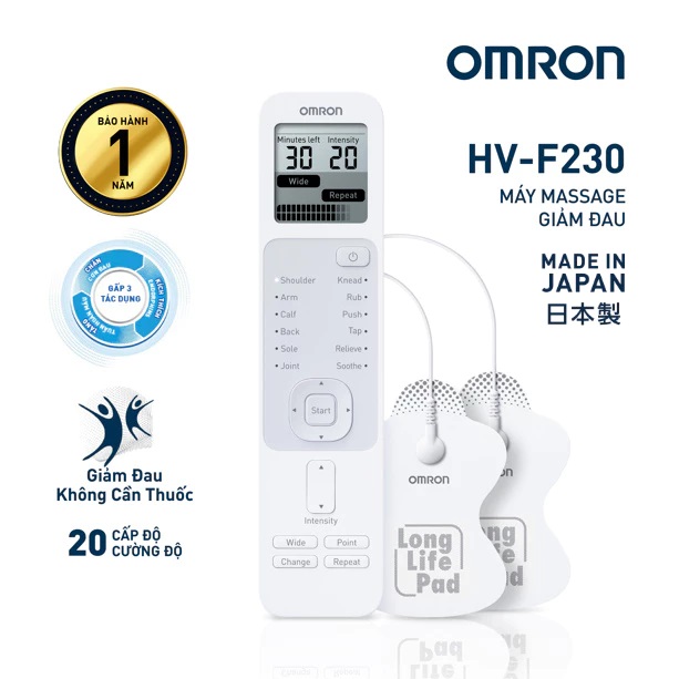 Máy Massage Xung Điện Giảm Đau Omron F230 Made in Japan