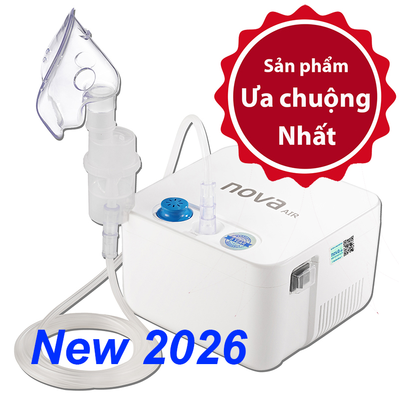 Máy xông mũi họng và hút dịch mũi Nova AIR N-01
